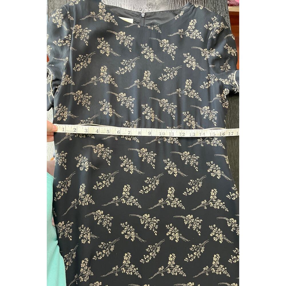 Vintage 90's Talbots French Provincial Toile Style Midi Dress - Picture 7 of 10